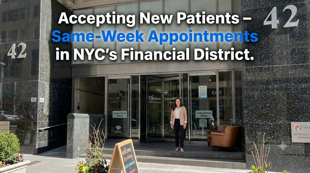 psychiatrist near me accepting new patients NYC